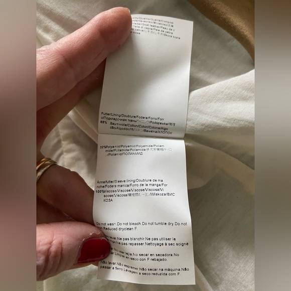 BOSS Hugo Boss Tan suede Jacket Size 38 - Picture 10 of 13